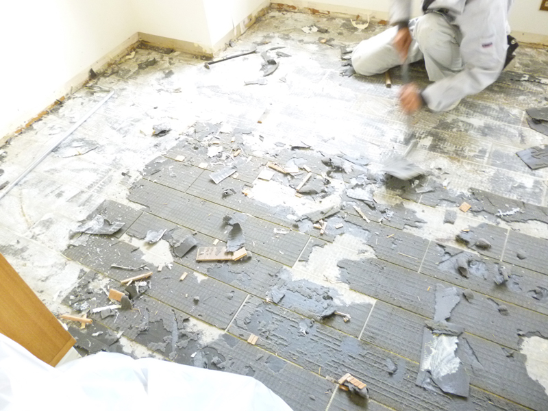 床の貼替事例（直貼りフローリング） | CASA FELICE | インテリアの
